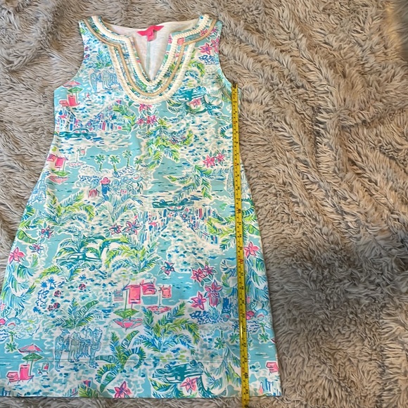 Lilly Pulitzer Women's Harper Shift Dress What A Lovely Place Knit - Picture 8 of 8